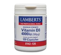 Lamberts Vitamin D3 4000iu (100ug) 120 Capsules
