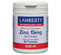 LAMBERTS Zinc (as Citrate) - 90 x 15mg Tablets