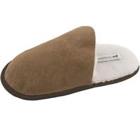 Lambland Men's Premium Sheepskin Soft Sole Slip On Mule Slippers (Light Brown, UK Footwear Size System, Adult, Men, Numeric, Medium, 10)