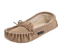 Lambland Women's Sheepskin Suede Wool British Made Soft Sole Moccasin Slippers Indoor Moccasins (uk_footwear_size_system, adult, women, numeric, medium, numeric_5)
