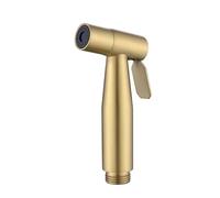 Lambloraey Toilet Bidet Sprayer Head Only with Adjustable Water Pressure Control Hand Bidet Faucet Sprayer Stainless Steel for Baby Cloth Diaper Bath and Postpartum (Brushed Gold)