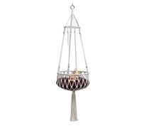 Lambo Boho Cat Hammock - Comfort and Durability in Macrame Cat Nest Hammock Bed Swing for Cat | Cat Swing for Cat Kitten Indoor Outdoor Sleeping Climbing Play Decor