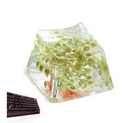 Lambo Flower Resin Keycaps,Gypsophila Game Keyboard Keycap - Game Keyboard Shine Through Translucent R4 Keycap, Enhanced Typing Experience For Mechanical Keyboard