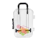 Lambo Small Luggage Toy - Small Transparent Container, Travel Packaging Box for Birthday, Wedding, Birthday, Old Home Decoration, Candy Box Suitcase