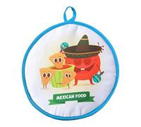 Lambo Tortilla Warmer Pouch, 12 Inch Heat Container For Tortilla, Mexican Food Warming Trays, Food Warmer Holder, Roti Holder, Insulated And Microwaveable, Gray Cotton