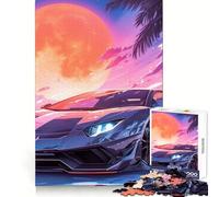 Lamborghini Aesthetic 1000 Piece Jigsaw Puzzles for Teenagers Brain Think Snug Connection Real Challenge Christmas Idea (38x52cm)