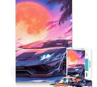 Lamborghini Aesthetic 1000 Teenager Pieces Jigsaw Puzzle Calm Daily Accurate Edge Joyful Challenge Birthday Gift (50x75cm)