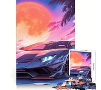 Lamborghini Aesthetic 1000 Teenager Pieces Jigsaw Puzzle Calm Daily Accurate Edge Joyful Challenge Birthday Gift (50x75cm)