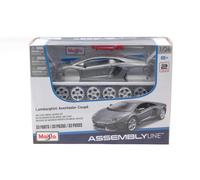 Lamborghini Aventador Coupe Silvergun Plastic Kit 1:24 Model 39234 MAISTO