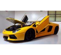 Lamborghini Aventador LP LP700-4 Yellow Welly Detailed 1:24 Scale Diecast Model