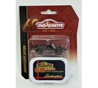 Lamborghini Countach S Matt Black 1:64 Scale Majorette 60 Years Anniversary Ed