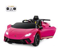 Lamborghini Kids Ride on Car 12V Battery Powered Electric Vehicle-Pink