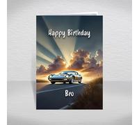Lamborghini Miura Birthday Card for Bro - Italian Classic Supercar P400 Retro Exotic Car for Collectors & Petrolheads: Bro Birthday Card (Size A5)