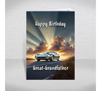 Lamborghini Miura Birthday Card for Great-Grandfather - Italian Classic Supercar P400 Retro Exotic Car for Collectors & Petrolheads: Great-Grandfather Birthday Card (Size A5)