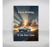 Lamborghini Miura Card to the One I Love - Italian Classic Supercar P400 Retro Exotic Car for Collectors & Petrolheads: to the One I Love Birthday Card (Size A5)