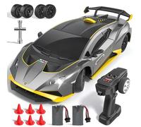 Lamborghini RC Drift Car, 1:18 4WD High Speed Remote Control Drift Cars with Full Proportional Throttle and LED Light, 35 KM/H RC Racing with Speed Adjustment, Boys Toy Gifts Age 6 7 8 9 10 11 12+