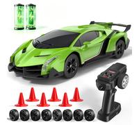 Lamborghini Remote Control Cars for Boys Age 6+, 1:24 RC Drift Car 25KM/H | 4WD Full Proportional Throttle, Adjustable Speed and Steering Angle, Toy Cars Gifts for 6 7 8 9 10 11 12 Years Old Boys