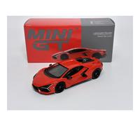 Lamborghini Revuelto Arancio Dac Lucido Red LHD 1:64 Mini GT MGT00774L