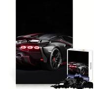 Lamborghini Sian FKP Rear View Jigsaws 1000 Pieces for Adults Brain Exercise Snug Edge Real Challenge Art Display (38x52cm)