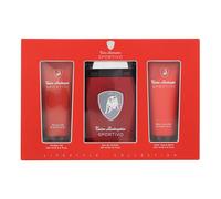 Lamborghini Sportivo 3 Piece Gift Set: Eau De Toilette 125ml - Shower Gel 100ml - Aftershave Balm 100ml | TJ Hughes