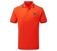Lamborghini Squadra Corse Men's Travel Polo Shirt Orange