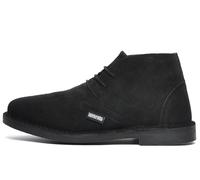 Lambretta Chiswick Luxe Men's Suede Boots | Chukka Boots | Black | UK Size 12