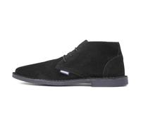 Lambretta Chiswick Mens Black Leather Desert Boot - Size 12 UK - Black