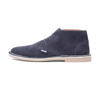 Lambretta Chiswick Mens Navy Suede Desert Boot - Size 11 UK - Blue
