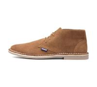 Lambretta Chiswick Mens Tan Leather Desert Boot - Size 10 UK - Brown