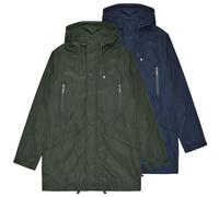 Lambretta Heaton Mens Shower-Resistant Mod Ska Hooded Lightweight Jacket Coat - Khaki - M