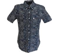 Lambretta Men Paisley Short Sleeved Button Down Shirts