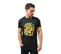 Lambretta Men's 1947 Scooter T-Shirt in Black | Size: 2XL Lambretta Black 2XL
