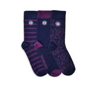 Lambretta Mens 3 Pair Pack (UK, Alpha, One Size, Regular, Regular, Navy/Sky)