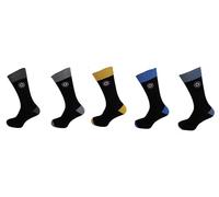 Lambretta Mens 5 Pair Pack (UK, Alpha, One Size, Regular, Regular, Black Multi)