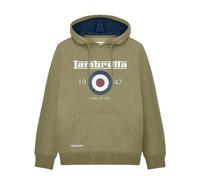 Lambretta Mens AW24 Target Hoodie - Khaki Green - Khaki Green - 3XL