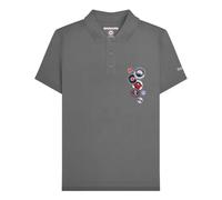 Lambretta Mens Badges Short Sleeve Polo Shirt - Iron Grey - 3XL