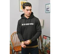 Lambretta Mens Logo Hoodie Pullover Hooded Sweatshirt Hoody - Black/Gold - 2XL