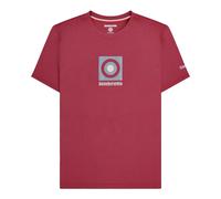 Lambretta Men's Box Logo T-Shirt in Burgundy | Size: Medium Lambretta Burgundy M