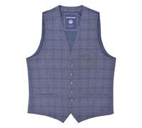 Lambretta Mens Bradley Checked Waistcoat