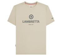Lambretta Mens Brand Target Short Sleeve T-Shirt - Tofu - M