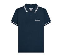 Lambretta Mens Branded Sleeve Short Sleeve Polo Shirt - Navy - M