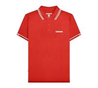 Lambretta Mens Branded Sleeve Short Sleeve Polo Shirt - Red - L