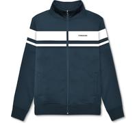 Lambretta Mens Championship Track Jacket Harrington Jacket - Navy/White - L