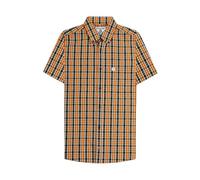 Lambretta Mens Checked Short Sleeved Button Down Shirts