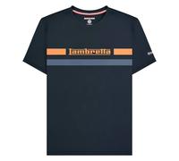 Lambretta Men's Chest Stripe T-Shirt in Navy | Size: Medium Lambretta Navy M