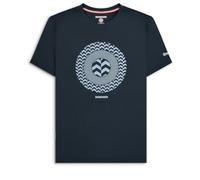 Lambretta Mens Chevron Target Short Sleeve Cotton Graphic T-Shirt - Navy - 4XL
