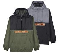 Lambretta Mens Classic Overhead Scooter Showerproof Hooded Jacket - Black - XL