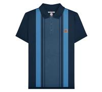Lambretta Mens Classic Polo Short Sleeve Polo Shirt - Navy Moonlit Ocean - 3XL