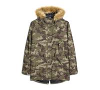 Lambretta Men's Como Parka Coat (UK, Alpha, L, Regular, Regular, Camo)