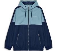 Lambretta Mens Contrast Panel Hooded Jacket - Navy/Smoke Blue - 2XL